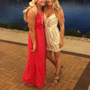 Long Pink Maxi Dress